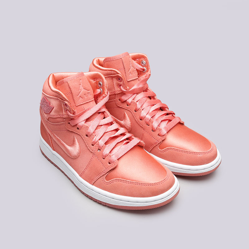женские оранжевые кроссовки Jordan WMNS 1 Ret High Soh AO1847-640 - цена, описание, фото 2
